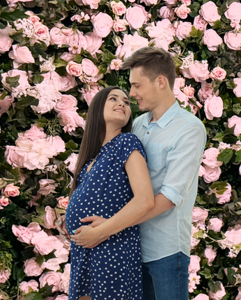 Blush Pink Flower Wall Rental