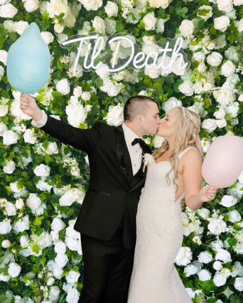 White Flower Wall Rental